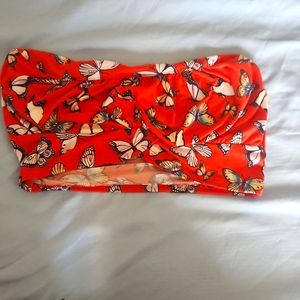Butterfly Tube Top